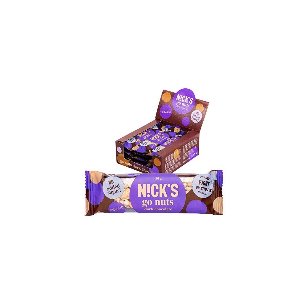 12 barrette di cioccolata Nicks Go Nuts