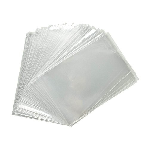 200 sacchetti di plastica trasparente in cellophane 7 x 10 cm