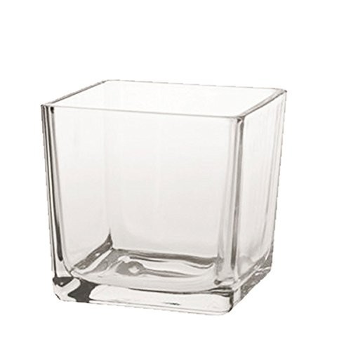 Centrotavola in vetro ampolla per confettata caramellata 14 cm