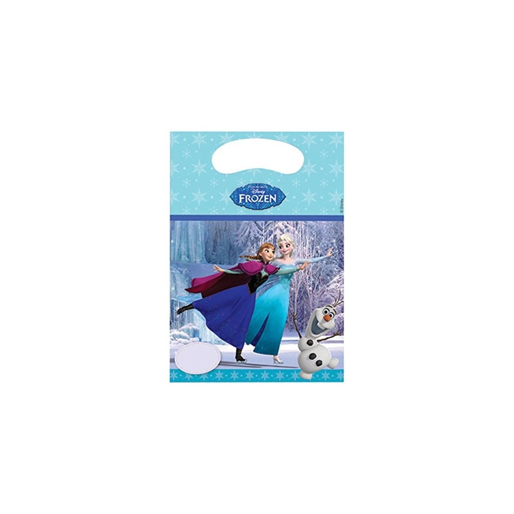 6 sacchetti per caramelle Frozen Disney
