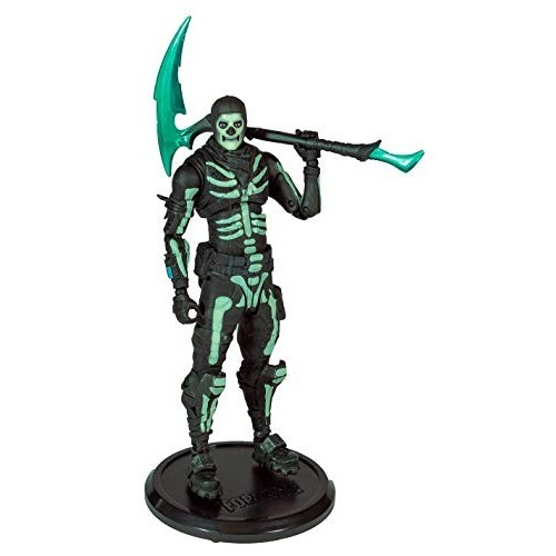Action Figure Green Glow Skull Trooper - Fortnite