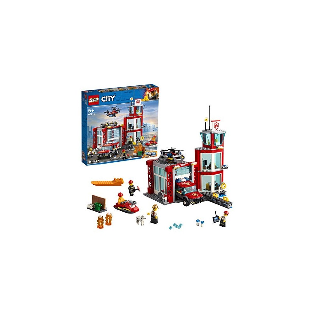 Modellino LEGO City Fire Caserma dei Pompieri