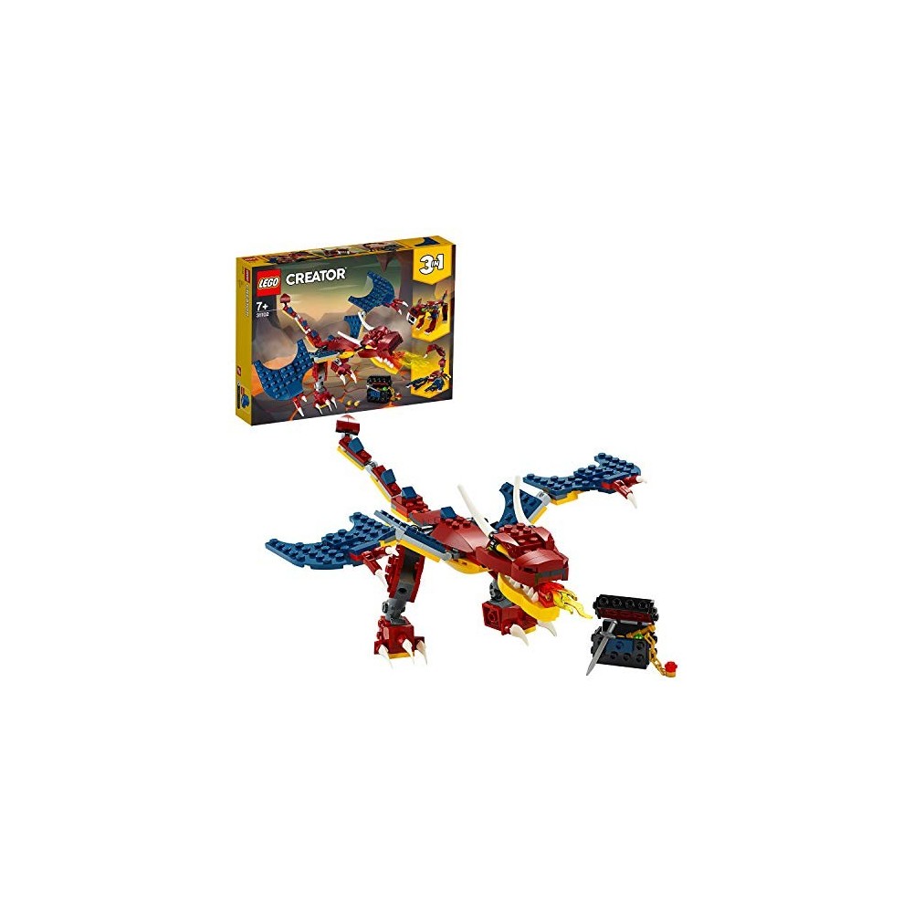 Gioco LEGO Creator 3 in 1 drago, tigre e scorpione