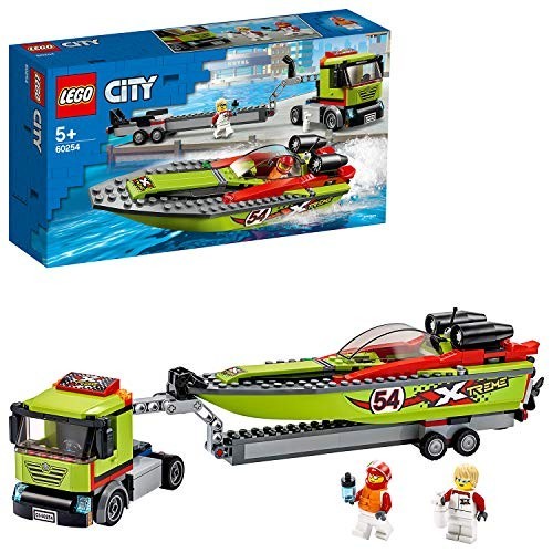 gioco LEGO City Great Vehicles, motoscafo con trasportatore