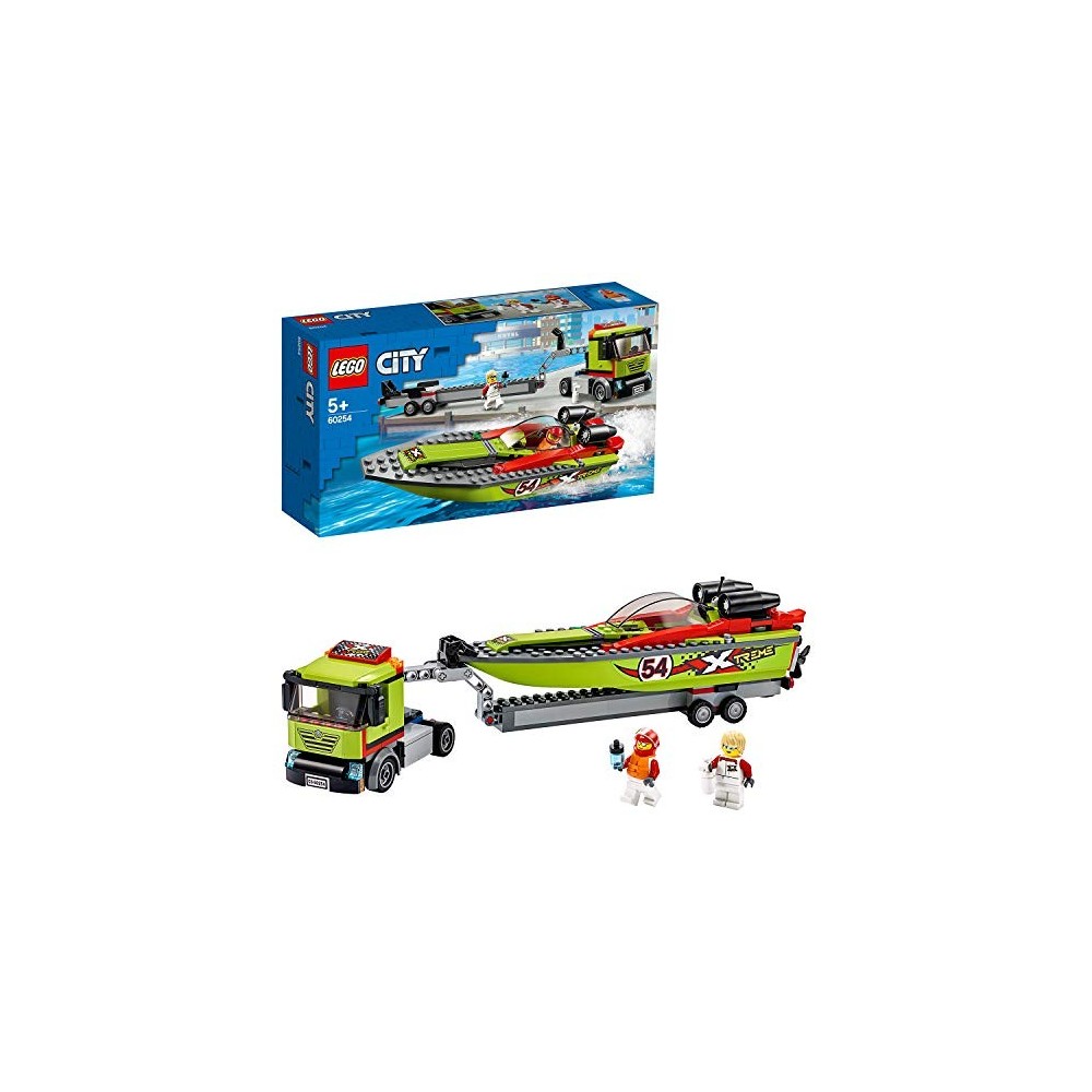 gioco LEGO City Great Vehicles, motoscafo con trasportatore