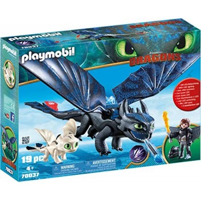 Playmobil Dragons - Sdentato e Hiccup con Baby Dragon