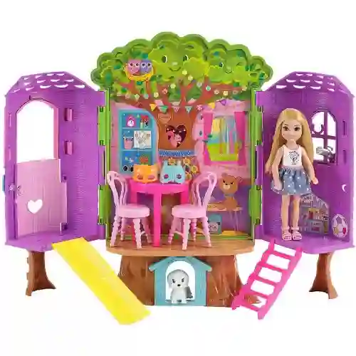 Barbie - Casa sull'albero di Chelsea con accessori
