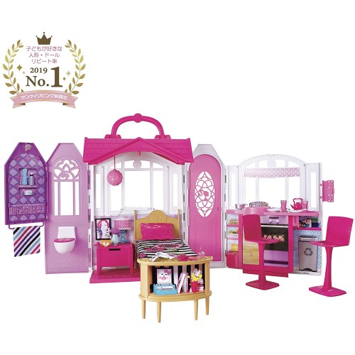 Casa Vacanze Glam Barbie richiudibile, con accessori