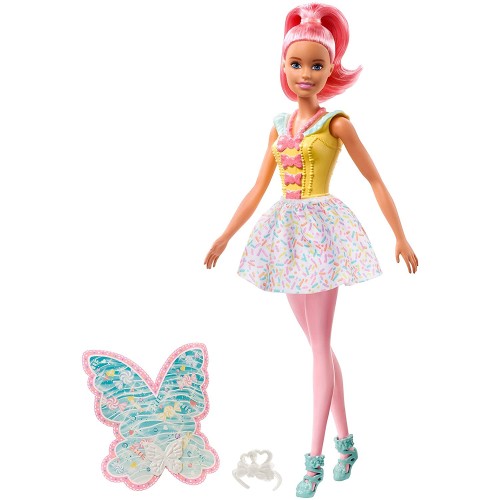 Barbie Dreamtopia, fatina tema caramelle con capelli rosa