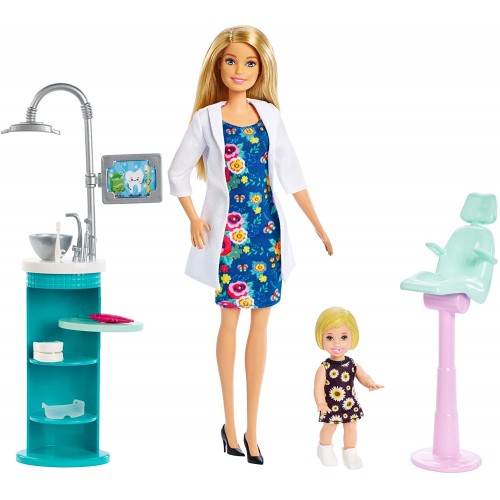 Bambola Barbie dentista Playset linea Carriere - Mattel