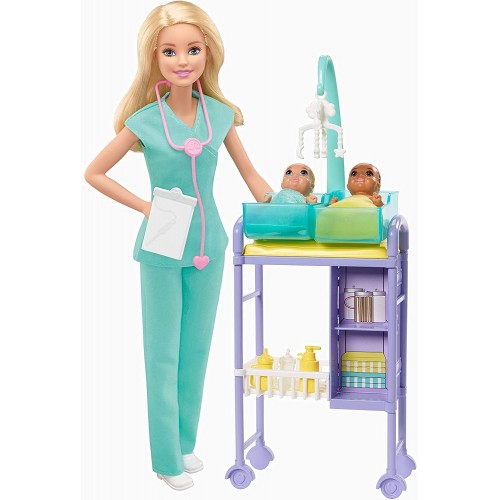 Playset Barbie Pediatra serie Carrier - Mattel
