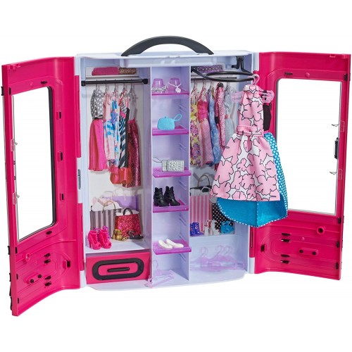 Guardaroba di Barbie con abiti e accessori - Mattel