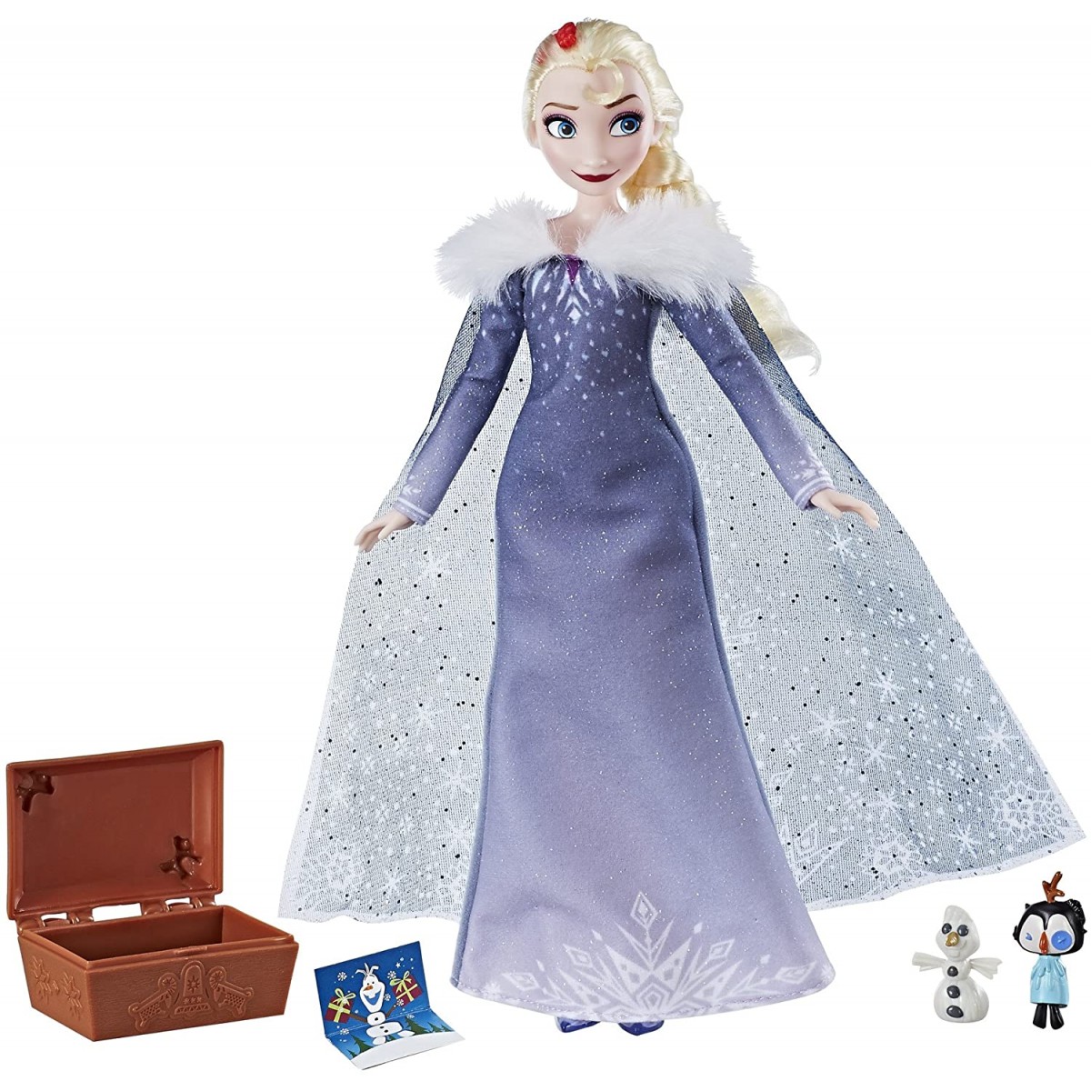 Bambola Elsa con Scrigno del tesoro