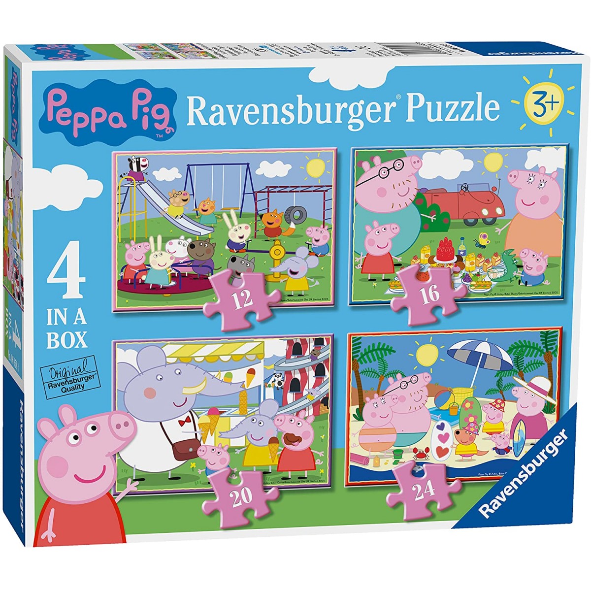 Trefl Peppa Pig Puzzle Giochi 17-100 Pezzi Cartoon Personaggio Pedagogico Fun 