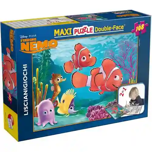 Puzzle maxi Nemo Disney da 108 pezzi, double face