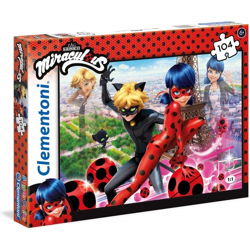 Puzzle Miraculous Ladybug da 104 Pezzi - Clementoni