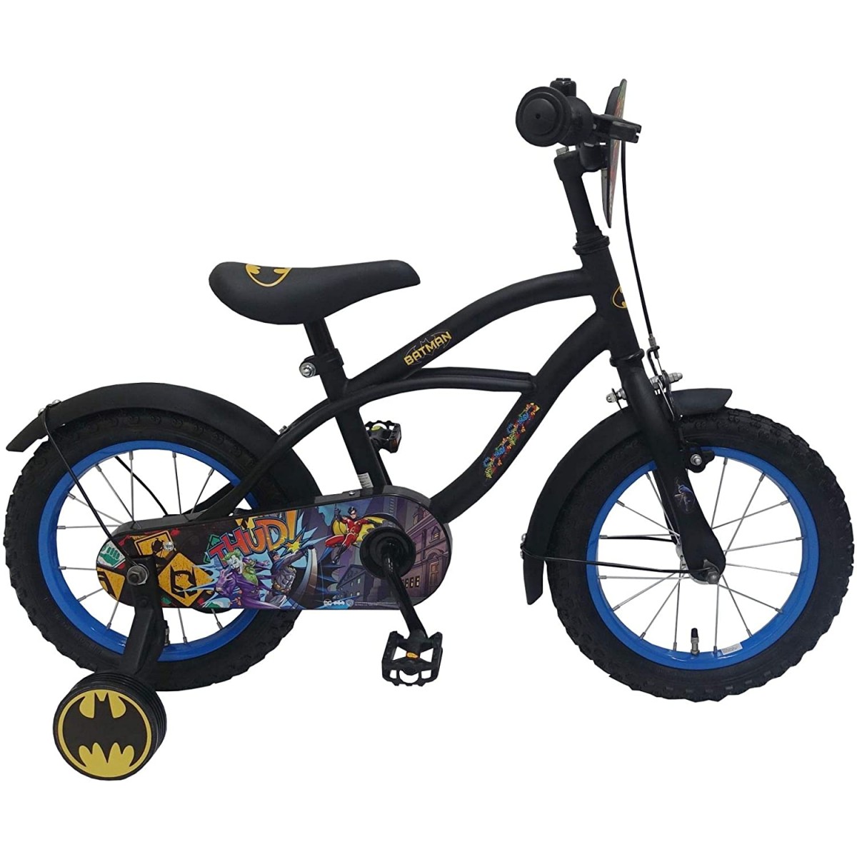 Bicicletta Batman 14 Pollici con rotelle