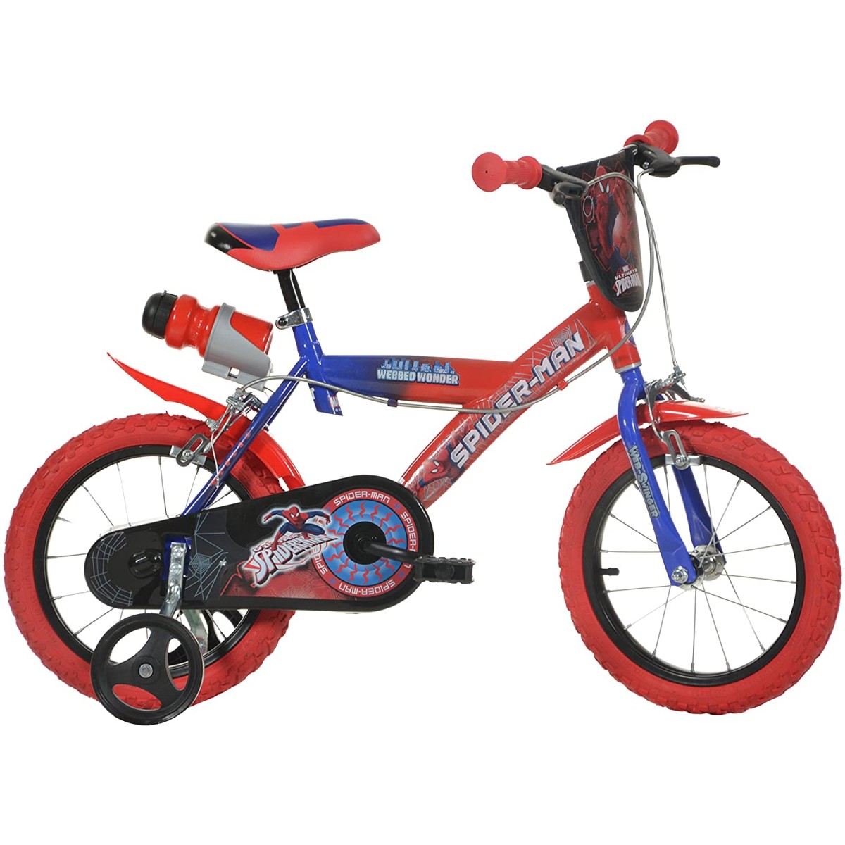 Bicicletta Spiderman 14 pollici per bambini