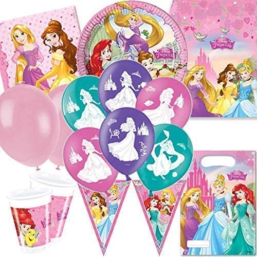 kit compleanno 16 persone Principesse Disney