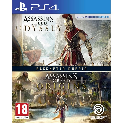 Collezione: Assassins Creed Origins + Odyssey per PlayStation 4