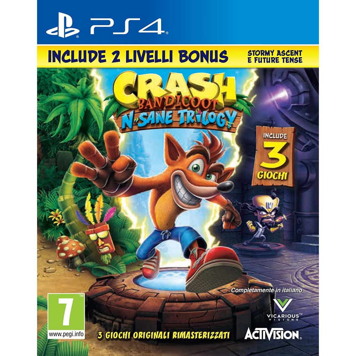 Crash Bandicoot N.Sane Trilogy per PS4