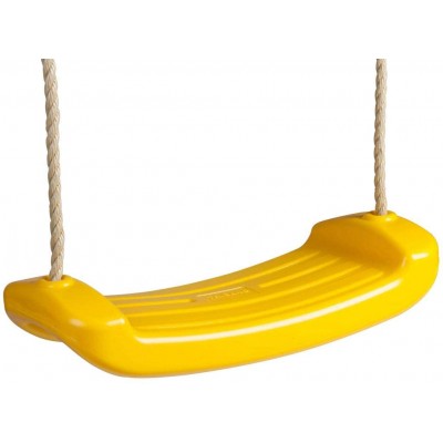 Seduta gialla in plastica per altalene, ricambio accessorio