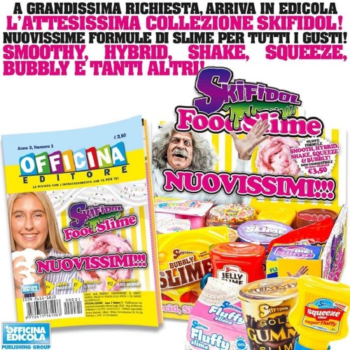 Barattolo Skifidol Food Slime - Shake Squeeze