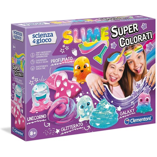 Laboratorio scientifico di Slime Super Colorati - Clementoni