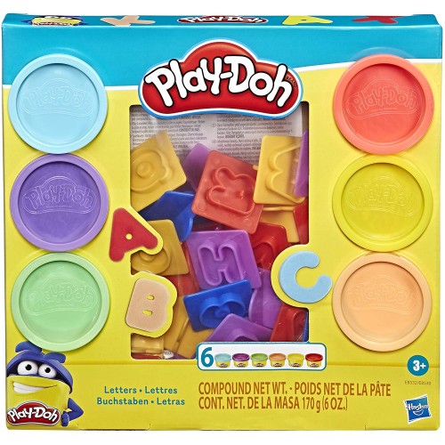 6 Barattoli Play-Doh con formine - Hasbro