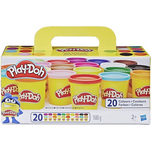 Valigetta Play-Doh con 20 vasetti - Hasbro