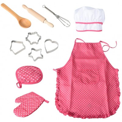 Set vestiti e accessori da cucina per bambini