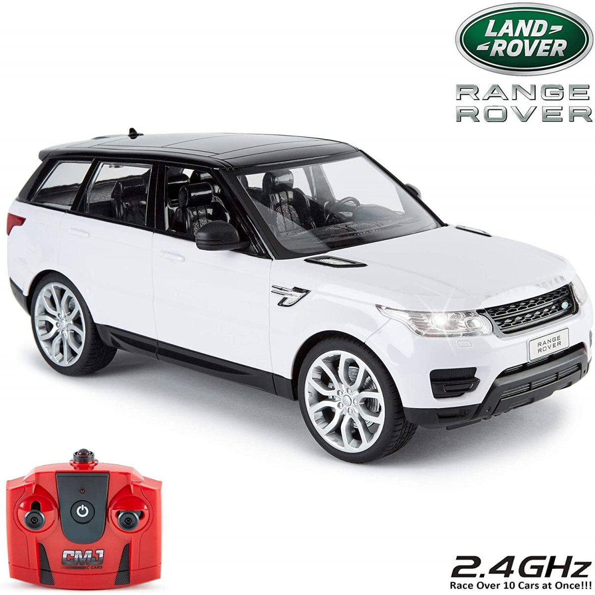 Range Rover Sport bianco elettrico telecomandato