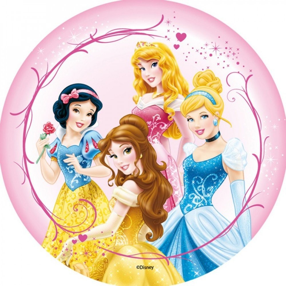 Cialda tonda principesse Disney