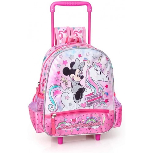 Zaino trolley Minnie Unicorn Disney per l'asilo