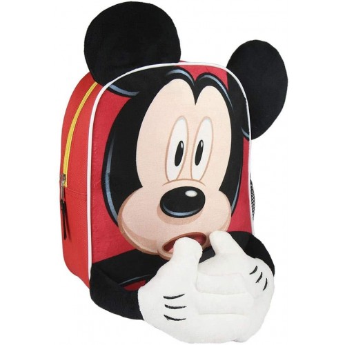 Zainetto asilo Mickey Mouse 3D da 28 cm