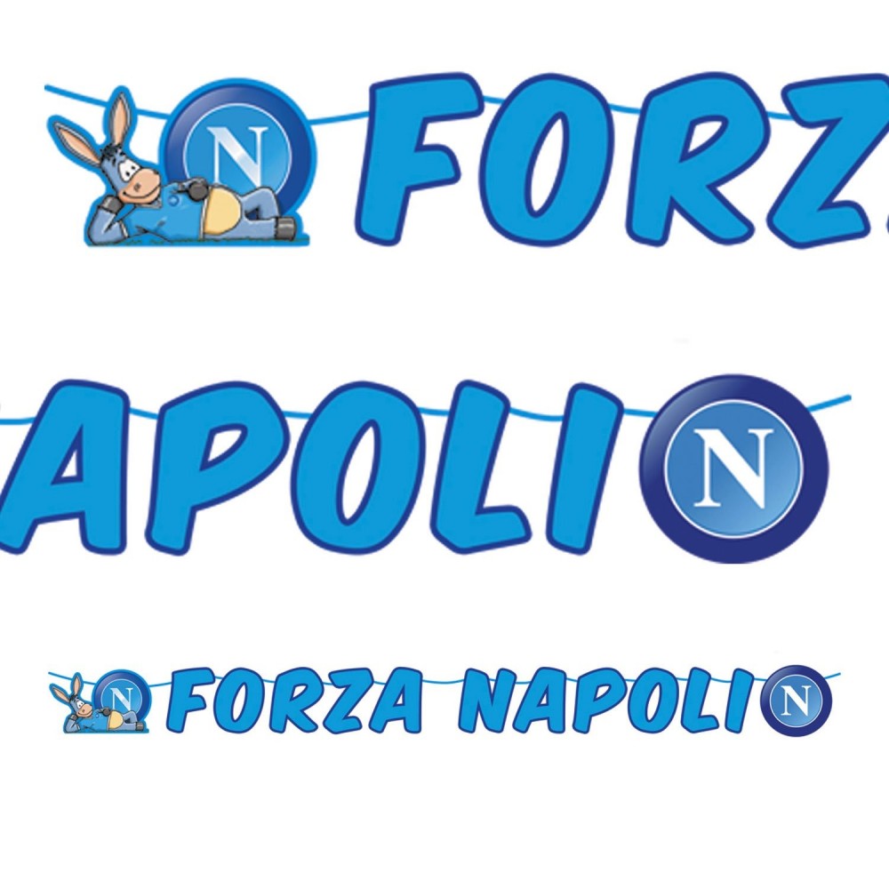 Festone "Tanti auguri" SSC Napoli