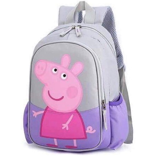 Zainetto asilo Peppa Pig rosa e grigio