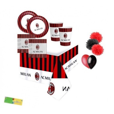 Kit 16 persone A.C Milan con palloncini