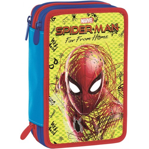 Astuccio 3 Zip Spider-Man - Marvel, Seven