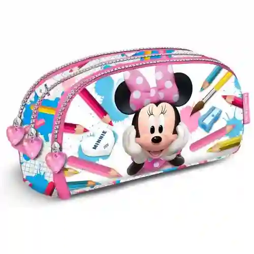 Astuccio borsello Minnie Disney con 3 scomparti