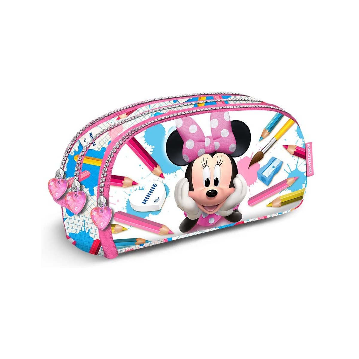 Astuccio borsello Minnie Disney con 3 scomparti