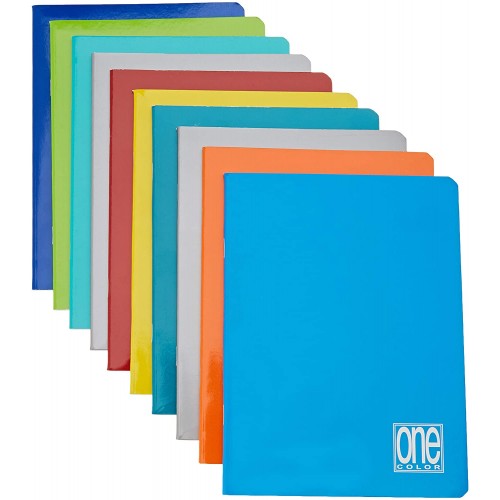 10 Quaderni One Color a quadretti - Blasetti, Multicolor