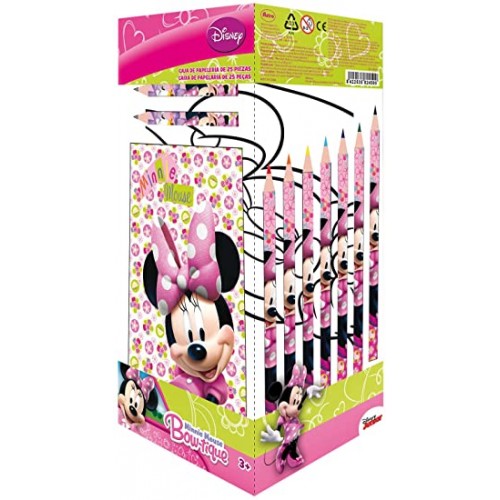 Set cartoleria di Minnie- Cubo Disney, 25 pezzi