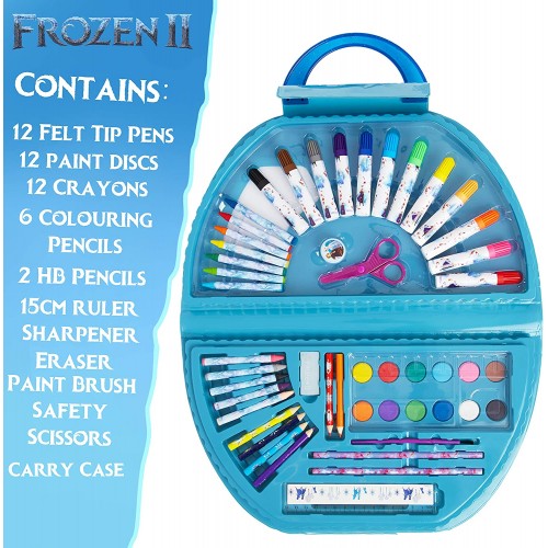 Valigetta Colori Frozen 2 - Disney, 50 pezzi