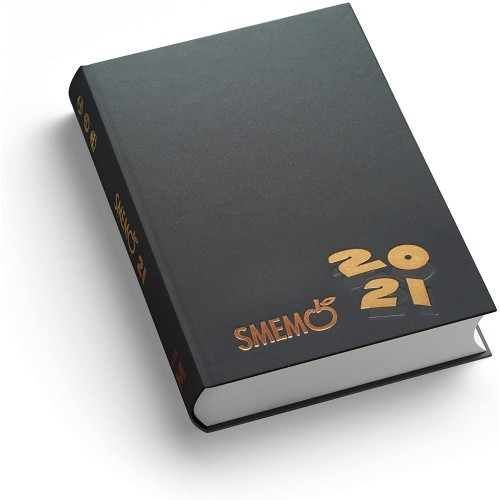 Diario Smemo 21, Antracite Logo oro - 2020/2021