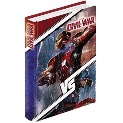 Diario scuola Civil War - Avengers, omaggio penna e segnalibro