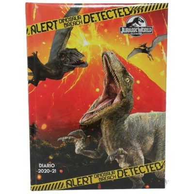 Diario scuola Jurassic World Datato 2020-2021