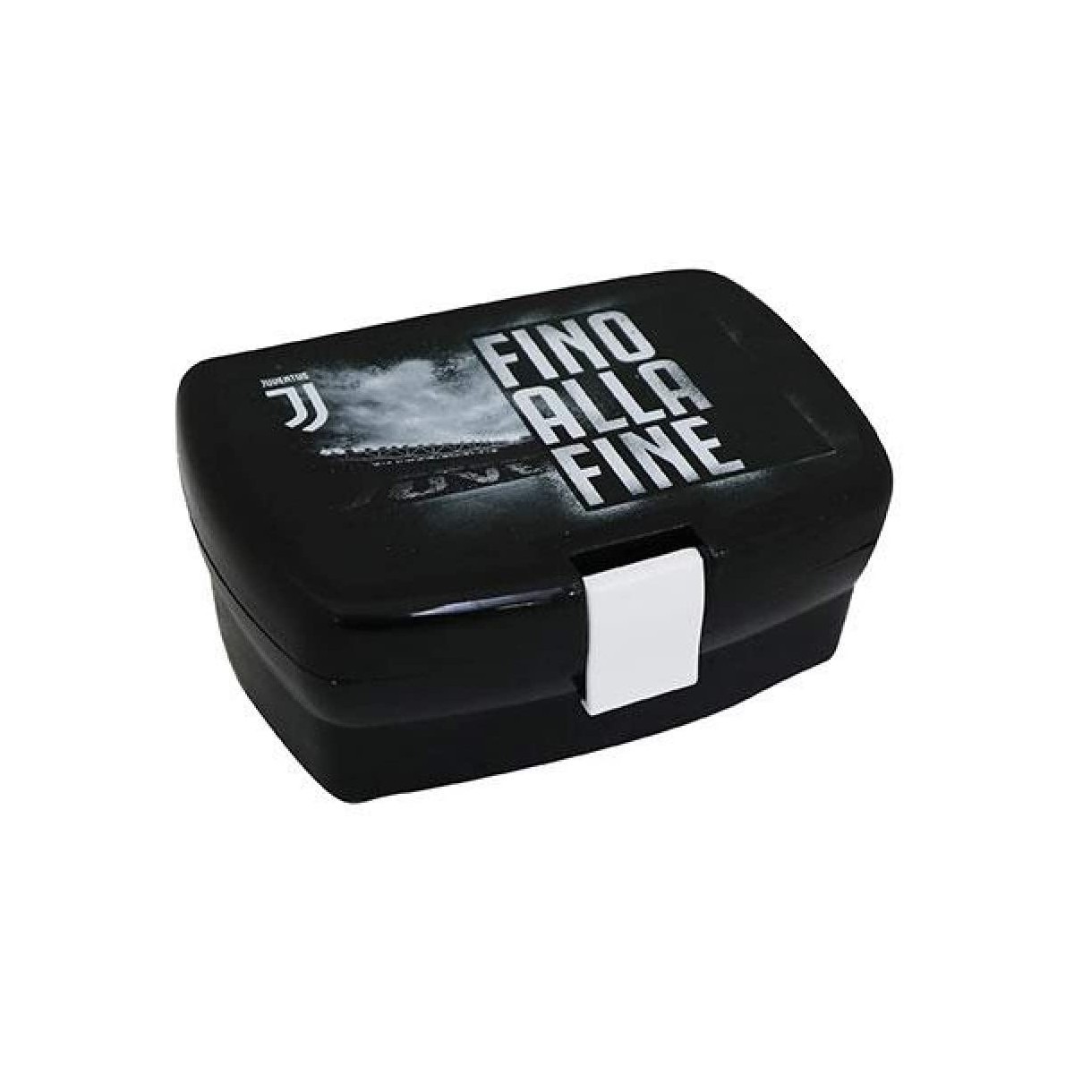 Portamerenda F.C Juventus "Fino alla fine", lunch box contenitore PVC