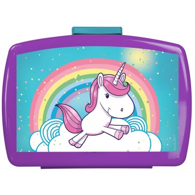 Portamerenda Unicorno, lunchbox, contenitore in PVC