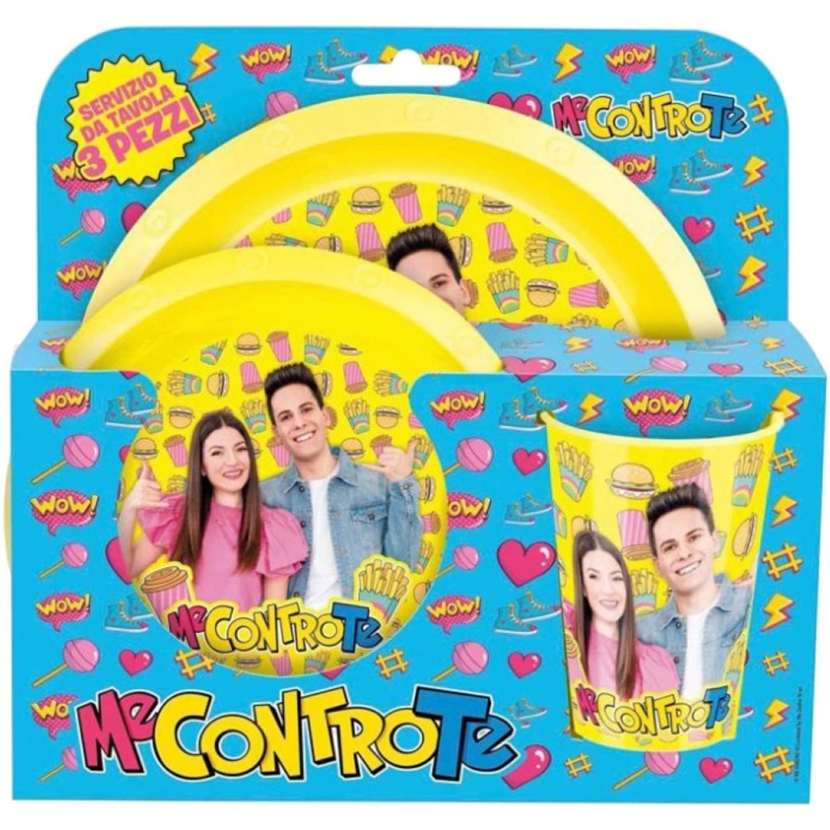 Set colazione / pranzo Me contro Te - Lunch box, Lui e Sofi